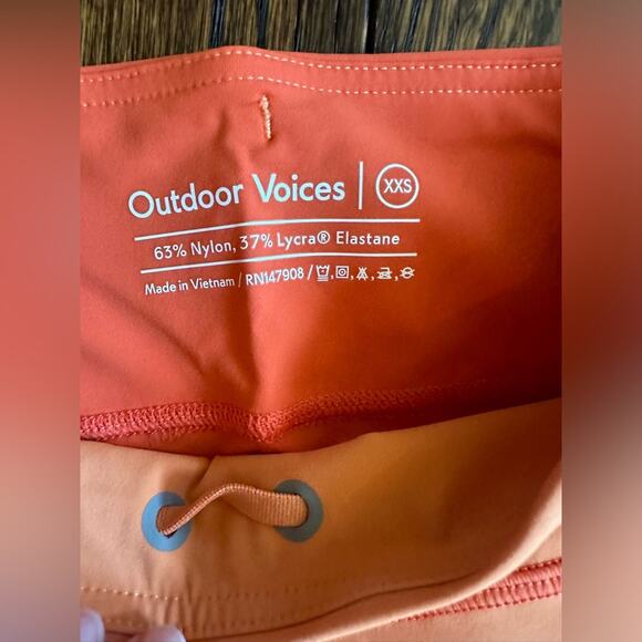 Outdoor Voices‎ Zoom 7/8 Legging Sunstone/Paprika/Peach, Size XXSmall, NWT - Picture 10 of 10